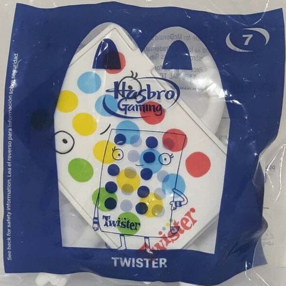 2020 Mcdonald Twister Happy Meal Toy Hasbro Game 7 New in Package